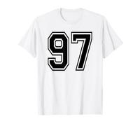 Number 97 Sports Jersey Player Uniform Number 97th Birthday T-Shirt