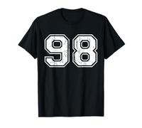 Number 98 Distressed Vintage NinetyEight Sport Team Practice T-Shirt