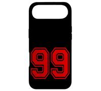Number 99 Red Sports Team Style Case for iPhone Air