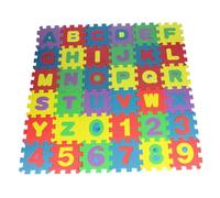 Number Alphabet Foam Baby Foam Play Mat Soft EVA Colorful Floor Mat Child Educational Toy Gift Each Tile 4.7x4.7 Inch Jigsaw Jigsaw Floor Tiles