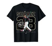Number and Portrait Eugenio Suarez Arizona Baseball MLBPA T-Shirt