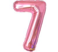 Number Balloons 7,Pink 7 Balloon 40 Inch Giant Helium Foil Number Balloons for Boys Girls Party Decor Birthday Anniversary Graduation Party Decorations Supplies