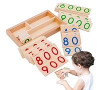 Number Board - Wooden Puzzle Tray, Preschool Math Tool, Counting Peg Frame | Early Education Board With Numbers For Kids Learning Use Home Practice Development Focus Activity