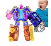Number Bot - ABS, Alphabet Robot | Transforming Toy, Educational Stem Learning Action Figure Morphing Building Blocks Educational Playset For Preschool Classroom And Daily Use