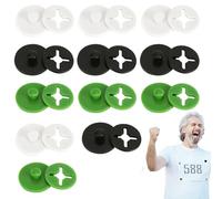 - Number Buckle - 12 Pieces/24 Bib Clips for Runners | Running Equipment Attachment Start Number Holder Running Accessories for Getting Skiing, Skating, Cycling, multicoloured, 12pcs, See description