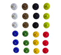 - Number Buckle - 12 Pieces/24 Bib Clips for Runners | Running Equipment Attachment Start Number Holder Running Accessories for Getting Skiing, Skating, Cycling, multicoloured, 24pcs, See description