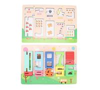 Number Building Blocks 1 to 10 Stacking Toy with Colorful Counting Design | Train attention and thinking ability with these wooden number blocks for stacking balance games a practical kids gift
