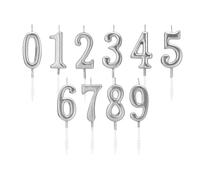 Number Candles | Pack of 10 Birthday Event Accessories, Numbers Holiday Cake Candles - For Party Planner House Baker Event Hosts Retail Retirement Graduation Children Teenagers Adults