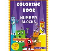 number Coloring Book for kids: Coloring book for children aged 3-8 to learn counting and familiarize themselves with numbers from 1-1000, Fun coloring ... entertainment and stress relief for children!