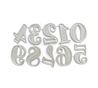 Number Cutting Dies Numbers Embossing Die Cuts Templates for Card Making Scrapbooking Papercraft Album for Card Making Metal Large