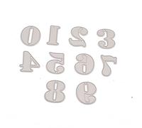 Number Cutting Dies Stencil Scrapbooking Embossing Album Paper Card Craft Tampons Scrapbooking Transparent Tampons Animaux Français Fleurs Mouton Silicone Clear Sceau Silicone