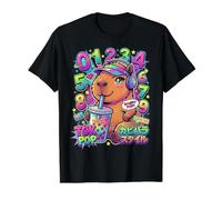 Number Day 2026 Capybara Maths Day Kids Maths Girls Boys Value Graphic T-Shirt, Men, Black, M