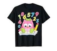 Number Day Funny Cute Owl Math Numbers T-Shirt