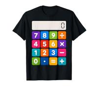 Number Day Maths Calculator Arithmetic Classroom Theme Desig T-Shirt