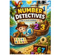 Number Detectives: Numbers 1-10 for Kids | Tracing, Coloring, Counting Workbook for Preschool and Kindergarten 3-5 (Detectives Learning Series)