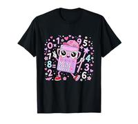 Number Dress Up Cute Kawaii Pink Calculator School Maths Day T-Shirt