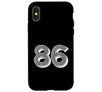 Number Eighty Six #86 for Sports Team Uniform Event Case for iPhone X/XS