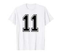 Number Eleven #11 Sports Team Uniform Birthday 11 Value Graphic T-Shirt