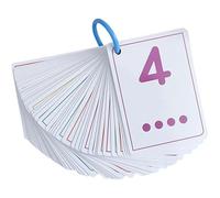 Number Flash Cards 0-25 Math Cards, Large, Number Recognition, Math Games for Children's Card Children for 3-5 Years of Adult Preschool