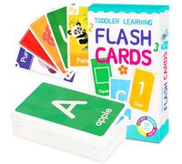 Number Flash Cards, Educational Flash Cards for Toddlers 3-6 Years, Cards Set, Numbers, Letters, Colours & Shapes, Preschool Teaching Aid, Kids Number Cards Learning Toys