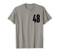 Number Forty Eight #48 Sports Team Uniform Birthday 48 T-Shirt