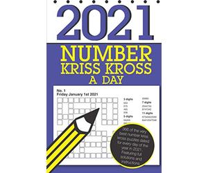 Number Kriss Kross A Day 2021: ...366 dated number fill in puzzles