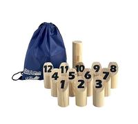 Number Kubb Toss Game Stick Throwing Game made of Hardwood
