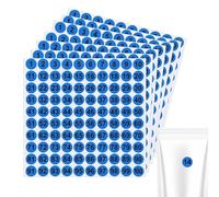 Number Labels Stickers - 7X Consecutive Round Decals, 1 Inch Adhesive Circles, Durable Waterproof Material | Easy Organization with Number Sequence | Indoor Outdoor Locker Storage Toolbox Use for Home