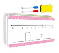 Number Learning Board - Math Dry Erase Set, Interactive Counting Practice Panels, Educational Puzzle | Practical Teaching Aids for Kids in Classroom Homes