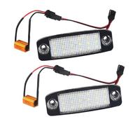 Number License Plate Light For Hyundai For Sonata For YF 10MY GF 10 2011 2012 2013 2Pcs 12V 3W LED Number Plate Lamp Bulb Kit White License Lights