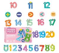 Number Magnet Playset - Counting Digits, Math Games, Teacher Resource, Learning Activity, Education Aid | Hands On Calculation Joy For Children Study Skills Home Practice Classroom Success Skill Set