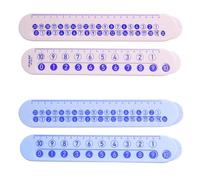 Number Matching Toy Digital Decomposition Ruler Additive Decomposition Slide Rule Numbers Matching for Home School Slide