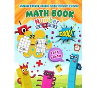 Number Math Book Blocks Book: Addition And Subtraction For Primary School Growths Skills Calculation And Fun With Joy