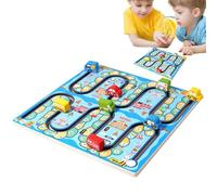 Number Maze Game - Educational Wooden Number Puzzle With Sliding Path Blocks, Cognitive Development Game, Fine Motor Practice, Creative Learning And Problem Solving Activity, Engaging Play Tool | For