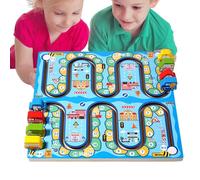Number Maze Game - Wooden Educational Toy, Sensory Learning with Counting and Problem-Solving, Preschool Children Kid Boys Girls, Early Learning Activity, Fun Brain Development Game for Kids