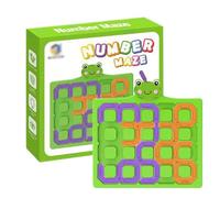Number Maze Toy - Safe Learning Puzzle, Interactive Counting Game, Preschool Educational Table Activity, Enhances Logic and Focus, Premium Brain Skill Development, Indoor and Travel Fun for Kids