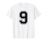Number Nine #9 Sports Team Uniform Birthday 9 Value Graphic T-Shirt