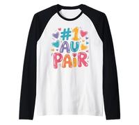 Number One Au Pair Raglan Baseball Tee