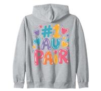Number One Au Pair Zip Hoodie
