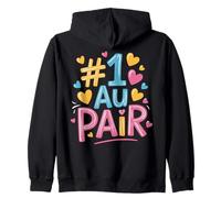 Number One Au Pair Zip Hoodie