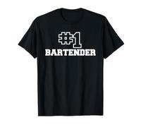 Number One Bartender #1 Cocktail Enthusiast Mixology T-Shirt