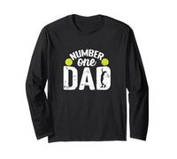 Number One Dad Tennis Long Sleeve T-Shirt