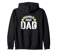Number One Dad Tennis Zip Hoodie