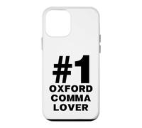 Number One Oxford Comma Lover Humor Funny Grammar Nerd Case for iPhone 12 mini