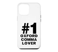 Number One Oxford Comma Lover Humor Funny Grammar Nerd Case for iPhone 12 Pro Max