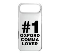Number One Oxford Comma Lover Humor Funny Grammar Nerd Case for iPhone Air