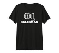 Number One Salesman No. 1 Person #1 Mens Womens Premium T-Shirt