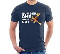 Number One Super Guy Hong Kong Phooey Men's T-Shirt Navy Blue