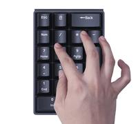 Number Pad - ABS+Silicone, 3.15x4.65x1.61in, Number Keypad, Mechanical | Wired External Digital Keypad, Keyboard Extension for accountants, programmers, financial analysts