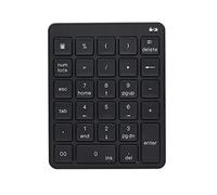 Number Pad Portable Mini USB 2.4GHz 28-Key Financial Accounting Numeric Keypad Extensions Computer Accessories Compatible for Laptop/Notebook PC Computer